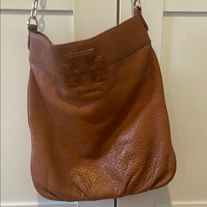 Tory Burch Brown Leather Crossbody Bag